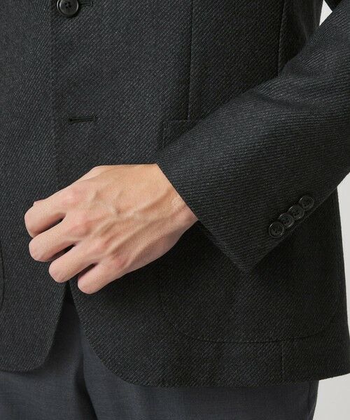 green label relaxing / グリーンレーベル リラクシング テーラードジャケット | GLR CLOTH ミルドカルゼ 2B RG ジャケット | 詳細8