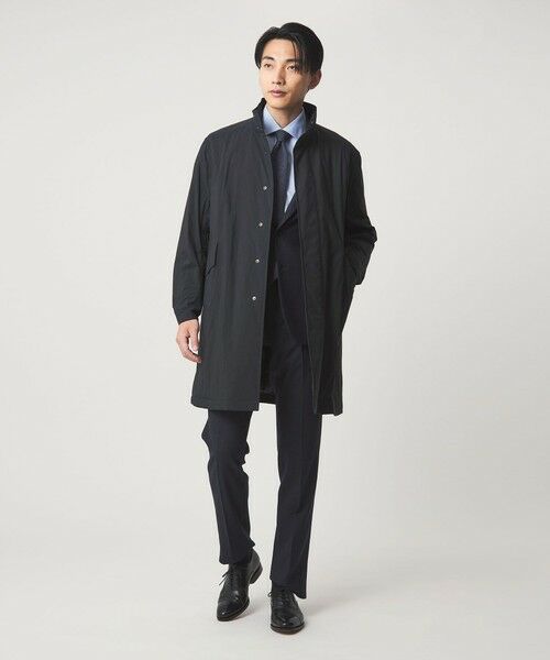 green label relaxing / グリーンレーベル リラクシング その他アウター | A+ ナイロン パデット モッズ スタンド コート -撥水・保温- | 詳細1