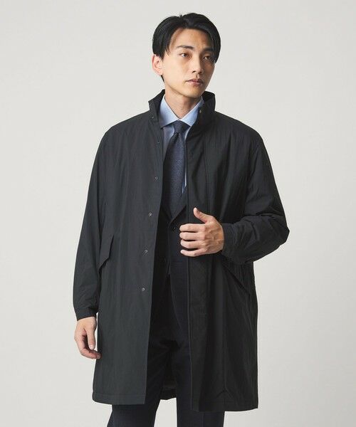 green label relaxing/グリーンレーベル リラクシング A+ ナイロン パデット モッズ スタンド コート -撥水・保温- BLACK XL green label relaxing/グリーンレーベル リラクシング A+ ナイロン パデット モッズ スタンド コート -撥水・保温- BLACK XL