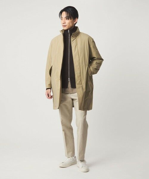 green label relaxing / グリーンレーベル リラクシング その他アウター | A+ ナイロン パデット モッズ スタンド コート -撥水・保温- | 詳細7