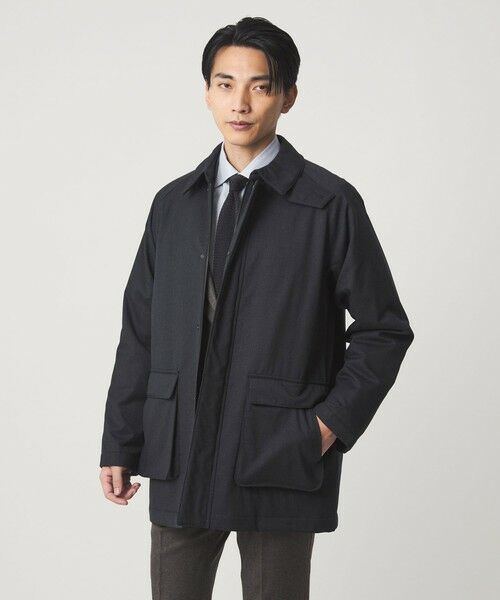 green label relaxing/グリーンレーベル リラクシング TW パデット ミドルレングス 中綿ジャケット DK. GRAY XL green label relaxing/グリーンレーベル リラクシング TW パデット ミドルレングス 中綿ジャケット DK. GRAY XL