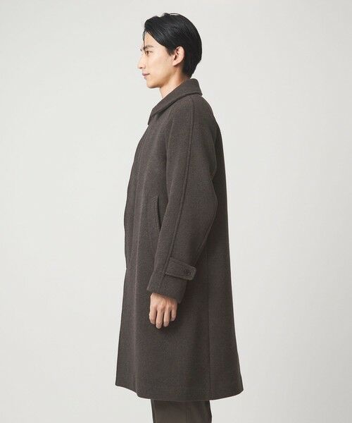 green label relaxing / グリーンレーベル リラクシング ステンカラーコート | Ballis バリス モッサー バルカラー ブラウン ステンカラーコート | 詳細4