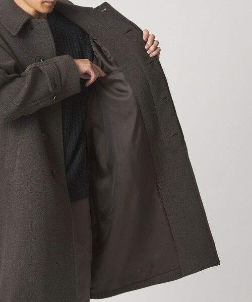 green label relaxing / グリーンレーベル リラクシング ステンカラーコート | Ballis バリス モッサー バルカラー ブラウン ステンカラーコート | 詳細7