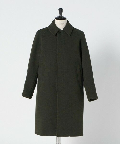 green label relaxing / グリーンレーベル リラクシング ステンカラーコート | Ballis バリス モッサー バルカラー ブラウン ステンカラーコート | 詳細8