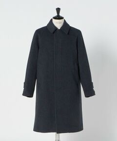 green label relaxing / グリーンレーベル リラクシング ステンカラーコート | Ballis バリス モッサー バルカラー ネイビー ステンカラーコート