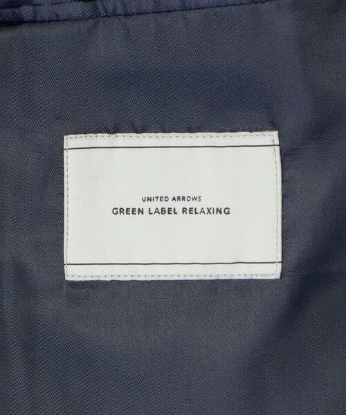 green label relaxing / グリーンレーベル リラクシング ステンカラーコート | Ballis バリス モッサー バルカラー ネイビー ステンカラーコート | 詳細14