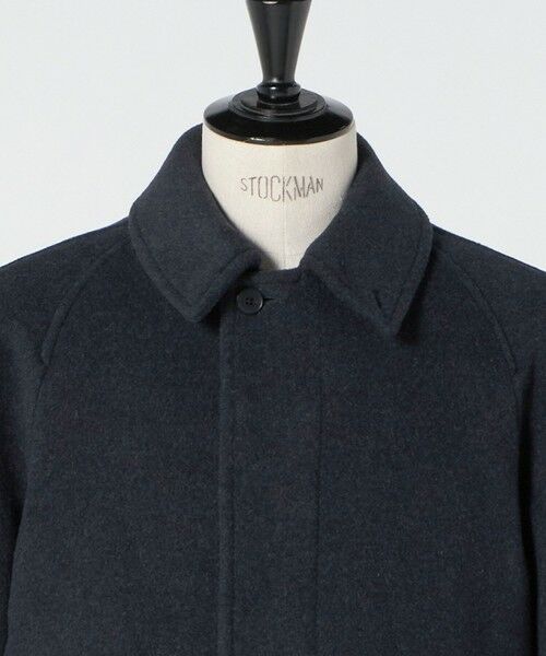 green label relaxing / グリーンレーベル リラクシング ステンカラーコート | Ballis バリス モッサー バルカラー ネイビー ステンカラーコート | 詳細2