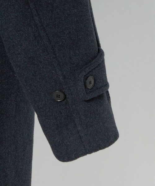 green label relaxing / グリーンレーベル リラクシング ステンカラーコート | Ballis バリス モッサー バルカラー ネイビー ステンカラーコート | 詳細4