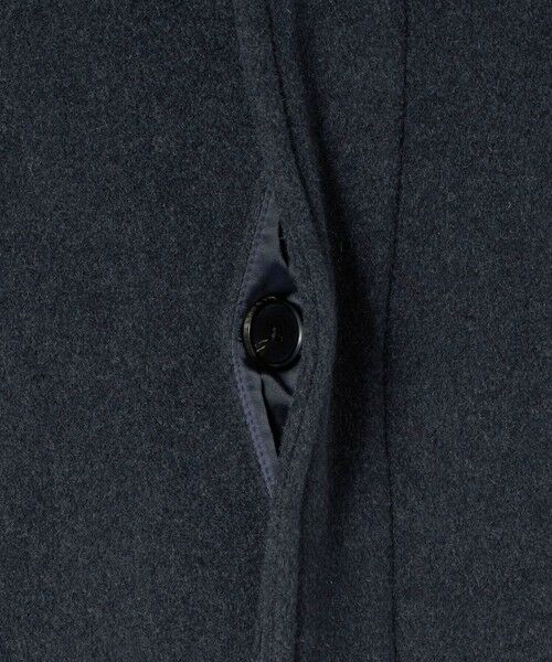 green label relaxing / グリーンレーベル リラクシング ステンカラーコート | Ballis バリス モッサー バルカラー ネイビー ステンカラーコート | 詳細8