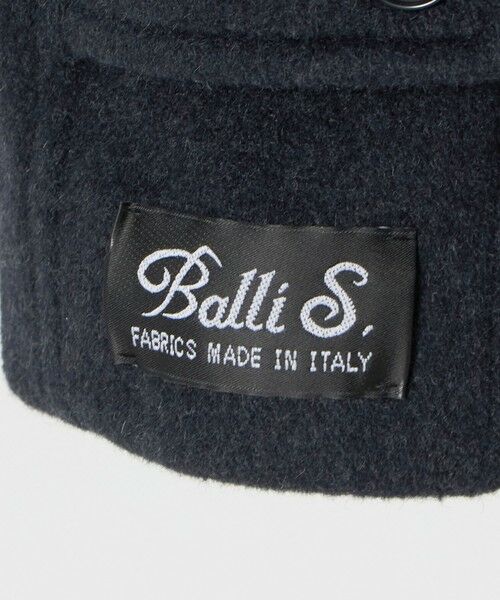 green label relaxing / グリーンレーベル リラクシング ステンカラーコート | Ballis バリス モッサー バルカラー ネイビー ステンカラーコート | 詳細9