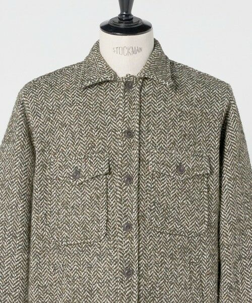 green label relaxing / グリーンレーベル リラクシング その他アウター | ＜Tintoria Mattei 954＞ヘリンボーン CPOジャケット | 詳細2