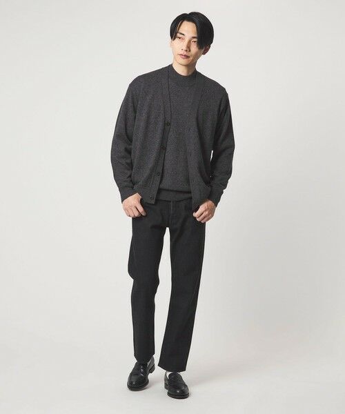 green label relaxing / グリーンレーベル リラクシング カーディガン・ボレロ | シルク ミックス Vネック カーディガン | 詳細1