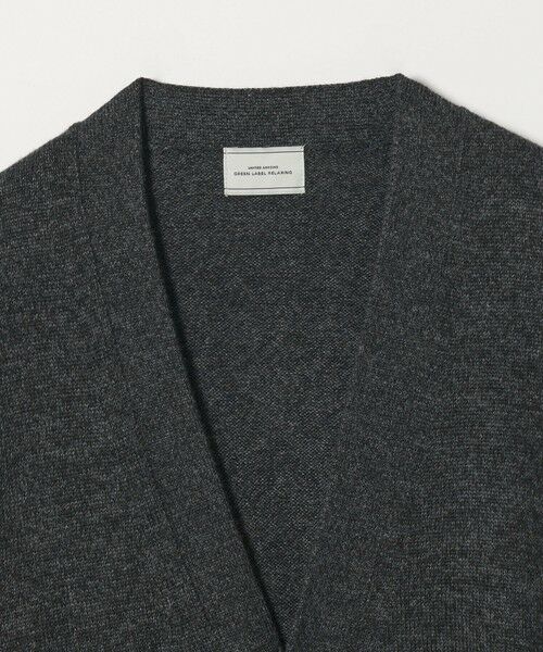 green label relaxing / グリーンレーベル リラクシング カーディガン・ボレロ | シルク ミックス Vネック カーディガン | 詳細2
