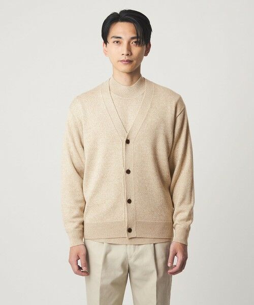 green label relaxing / グリーンレーベル リラクシング カーディガン・ボレロ | シルク ミックス Vネック カーディガン | 詳細9