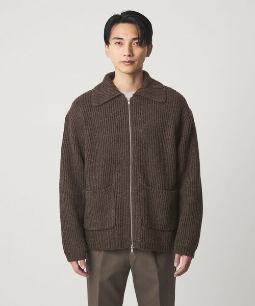 green label relaxing / グリーンレーベル リラクシング カーディガン・ボレロ | <RYE TENDER>JEROME JKT フルジップ ニット ブルゾン | 詳細6