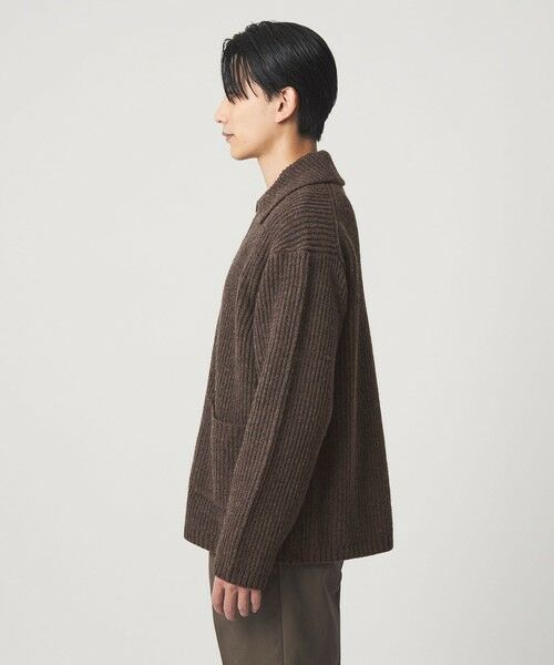 green label relaxing / グリーンレーベル リラクシング カーディガン・ボレロ | <RYE TENDER>JEROME JKT フルジップ ニット ブルゾン | 詳細7