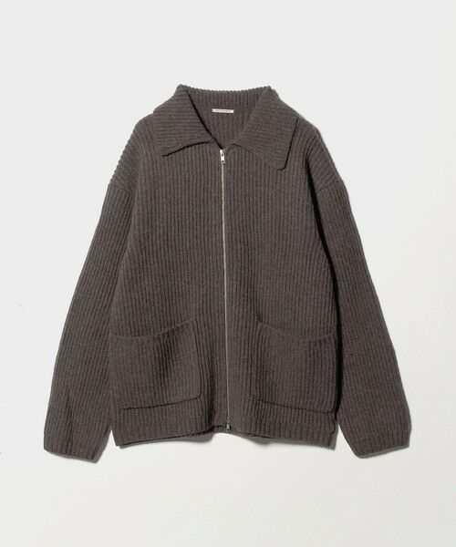 green label relaxing / グリーンレーベル リラクシング カーディガン・ボレロ | <RYE TENDER>JEROME JKT フルジップ ニット ブルゾン | 詳細9