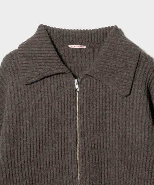 green label relaxing / グリーンレーベル リラクシング カーディガン・ボレロ | <RYE TENDER>JEROME JKT フルジップ ニット ブルゾン | 詳細11