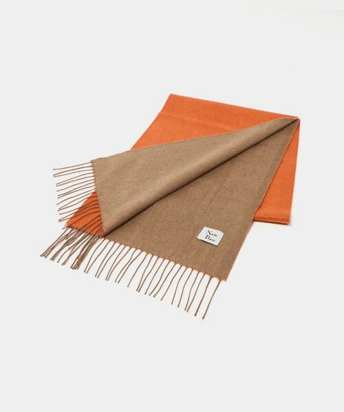 green label relaxing / グリーンレーベル リラクシング マフラー・ショール・スヌード・ストール | ＜North Peace＞シルク/WO/カシミヤ リバーシブル マフラー | 詳細6