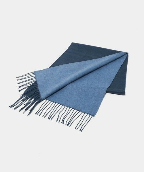 green label relaxing / グリーンレーベル リラクシング マフラー・ショール・スヌード・ストール | ＜North Peace＞シルク/WO/カシミヤ リバーシブル マフラー | 詳細10