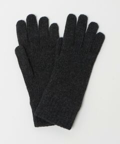 green label relaxing / グリーンレーベル リラクシング 手袋 | 【別注】＜Johnstons of Elgin＞GLR ウールカシミヤ リブ グローブ