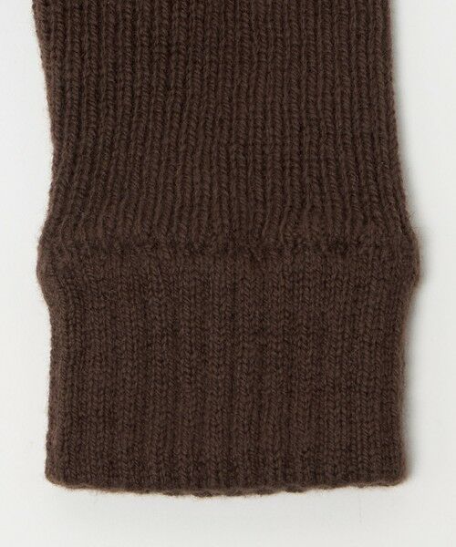 green label relaxing / グリーンレーベル リラクシング 手袋 | 【別注】＜Johnstons of Elgin＞GLR ウールカシミヤ リブ グローブ | 詳細4