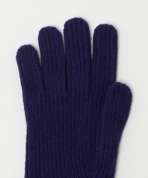green label relaxing / グリーンレーベル リラクシング 手袋 | 【別注】＜Johnstons of Elgin＞GLR ウールカシミヤ リブ グローブ | 詳細8