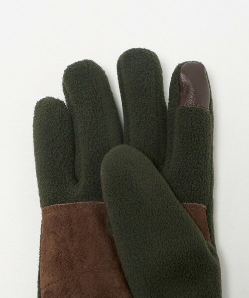 green label relaxing / グリーンレーベル リラクシング 手袋 | ＜Barbour＞フリース グローブ -タッチスクリーン- | 詳細8