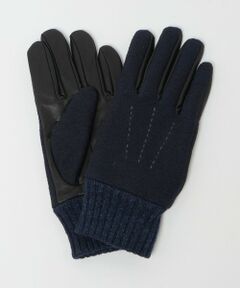 green label relaxing / グリーンレーベル リラクシング 手袋 | フランネル×ラムレザー グローブ -タッチパネル対応-