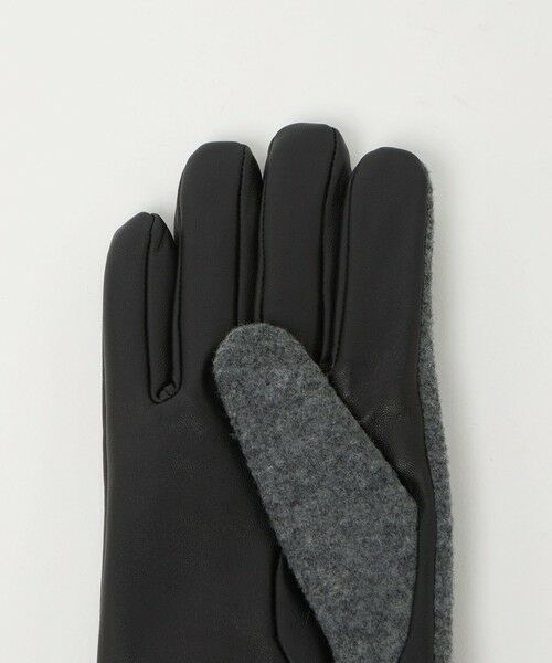 green label relaxing / グリーンレーベル リラクシング 手袋 | フランネル×ラムレザー グローブ -タッチパネル対応- | 詳細6