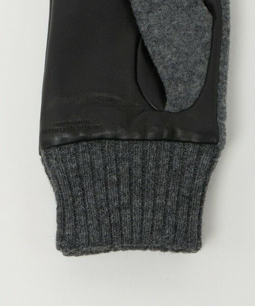 green label relaxing / グリーンレーベル リラクシング 手袋 | フランネル×ラムレザー グローブ -タッチパネル対応- | 詳細7
