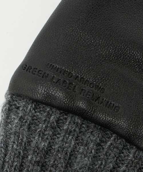 green label relaxing / グリーンレーベル リラクシング 手袋 | フランネル×ラムレザー グローブ -タッチパネル対応- | 詳細9
