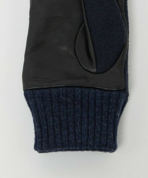 green label relaxing / グリーンレーベル リラクシング 手袋 | フランネル×ラムレザー グローブ -タッチパネル対応- | 詳細12