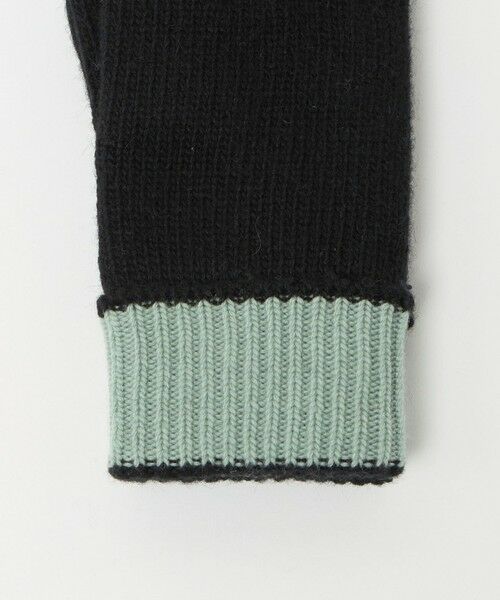 green label relaxing / グリーンレーベル リラクシング 手袋 | バイカラー ニット グローブ -タッチパネル対応- | 詳細1