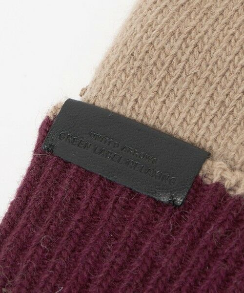 green label relaxing / グリーンレーベル リラクシング 手袋 | バイカラー ニット グローブ -タッチパネル対応- | 詳細7
