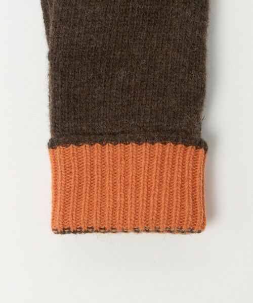 green label relaxing / グリーンレーベル リラクシング 手袋 | バイカラー ニット グローブ -タッチパネル対応- | 詳細10