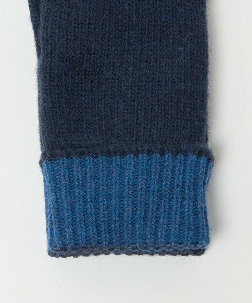 green label relaxing / グリーンレーベル リラクシング 手袋 | バイカラー ニット グローブ -タッチパネル対応- | 詳細12