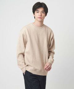 green label relaxing / グリーンレーベル リラクシング カットソー | メランジ ダブルフェイス クルーネック カットソー