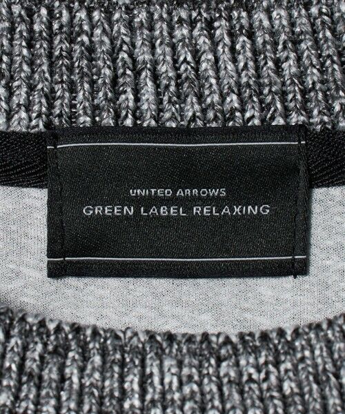 green label relaxing / グリーンレーベル リラクシング カットソー | メランジ ダブルフェイス クルーネック カットソー | 詳細8