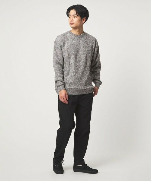 green label relaxing / グリーンレーベル リラクシング カットソー | メランジ ダブルフェイス クルーネック カットソー | 詳細1