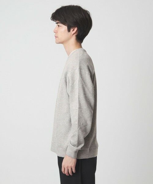 green label relaxing / グリーンレーベル リラクシング カットソー | メランジ ダブルフェイス クルーネック カットソー | 詳細14