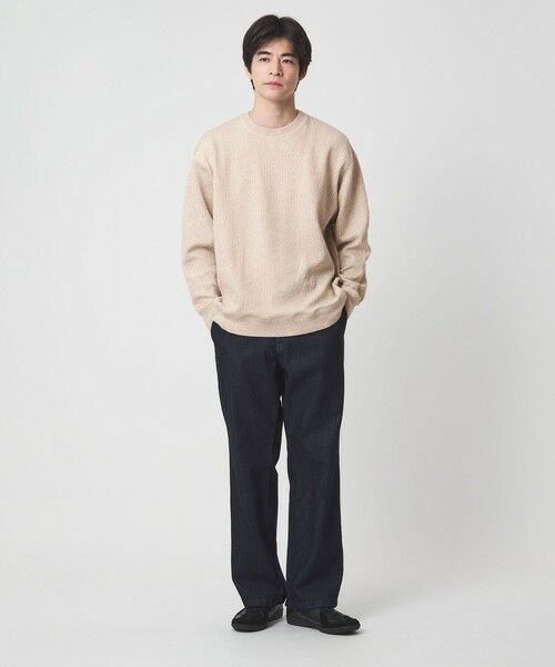 green label relaxing / グリーンレーベル リラクシング カットソー | メランジ ダブルフェイス クルーネック カットソー | 詳細20