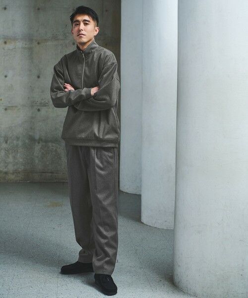 green label relaxing / グリーンレーベル リラクシング その他トップス | WONDER CLOTH ハーフジップ プルオーバー -ストレッチ- | 詳細1