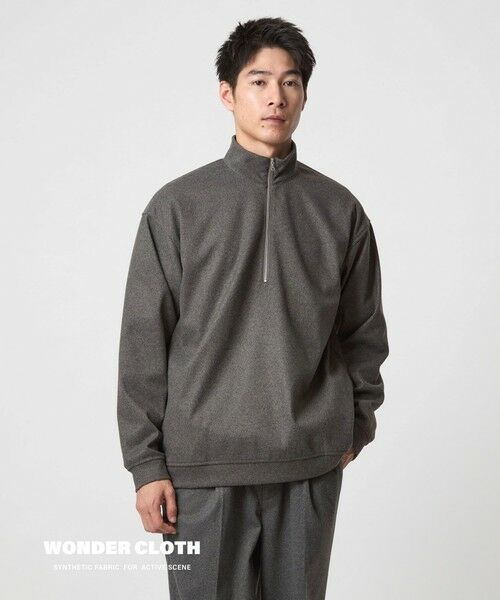 green label relaxing / グリーンレーベル リラクシング その他トップス | WONDER CLOTH ハーフジップ プルオーバー -ストレッチ- | 詳細2