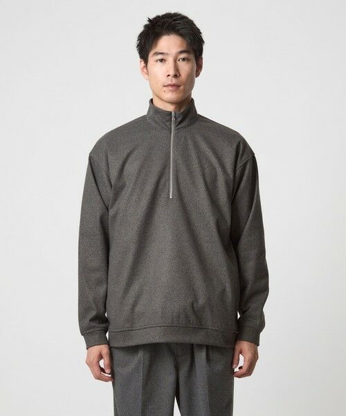 green label relaxing / グリーンレーベル リラクシング その他トップス | WONDER CLOTH ハーフジップ プルオーバー -ストレッチ- | 詳細4