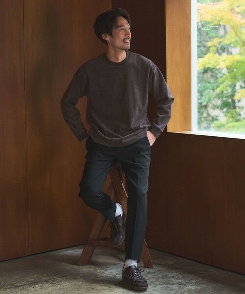 green label relaxing / グリーンレーベル リラクシング カットソー | モール カノコ クルーネック カットソー | 詳細9