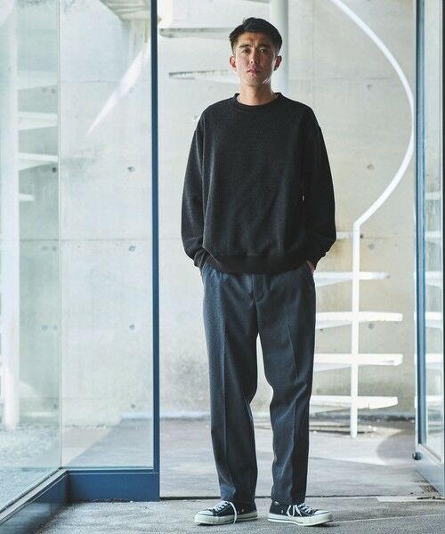 green label relaxing / グリーンレーベル リラクシング カットソー | ツイル モール クルーネック カットソー | 詳細1