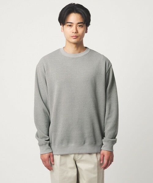 green label relaxing / グリーンレーベル リラクシング カットソー | ツイル モール クルーネック カットソー | 詳細11