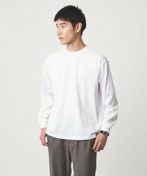 green label relaxing/グリーンレーベル リラクシング アンチスタティック クルーネック Tシャツ -静電防止- WHITE S green label relaxing/グリーンレーベル リラクシング アンチスタティック クルーネック Tシャツ -静電防止- WHITE S