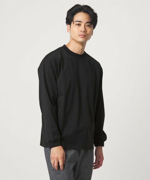 green label relaxing/グリーンレーベル リラクシング アンチスタティック クルーネック Tシャツ -静電防止- BLACK L green label relaxing/グリーンレーベル リラクシング アンチスタティック クルーネック Tシャツ -静電防止- BLACK L